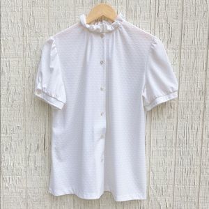 White Button-up Blouse